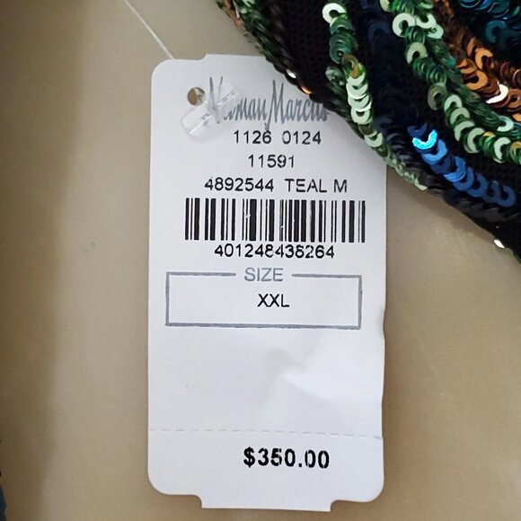 Dress the Population Black Label Nathalia Sequined Long-Sleeve Mini Dress XXL - Picture 14 of 16